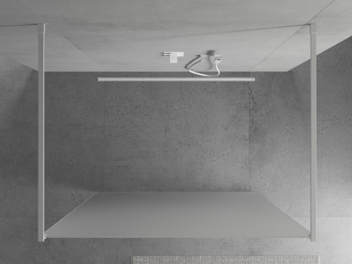 MEXEN KYOTO ОТДЕЛЬНО СТОЯЩАЯ ДУШЕВАЯ СТЕНКА 100 x 200 CM БЕЛОЕ стекло 8 мм