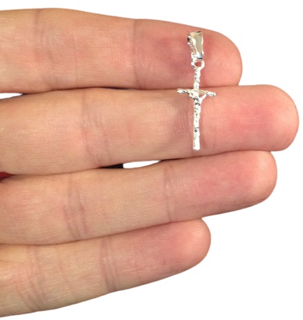 Серебряный крестик CROSS SILVER (в ПОДАРОК)