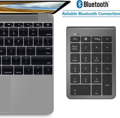 Цифровая клавиатура 22 кнопки Bluetooth ультратонкая AAA Rytaki