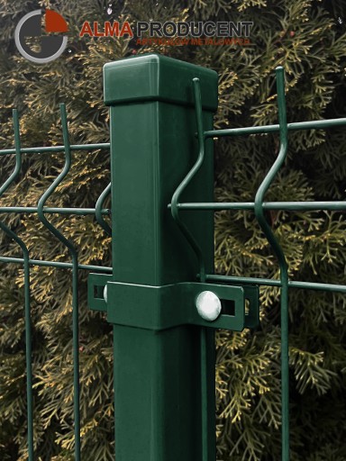 ЗАЖИМ ДЛЯ ПАНЕЛИ 60X40, ЗЕЛЕНЫЙ ПРОХОДНОЙ