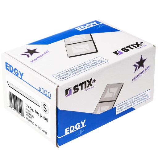 ГРУЗЫ, ПРИКЛЕЕННЫЕ К АЛЮ-ОЦИНКОВАННЫМ КОЛЕСАМ 5G STIX 100 ШТ. EDGY SLIP STRIPES