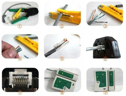 Кабельный тестер Network KIT Съемник обжимных устройств