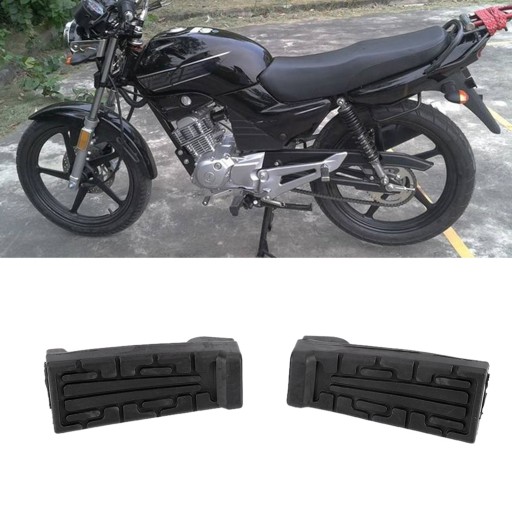 Пара резиновых подножек передних педалей подходит для Yamaha YBR 125.