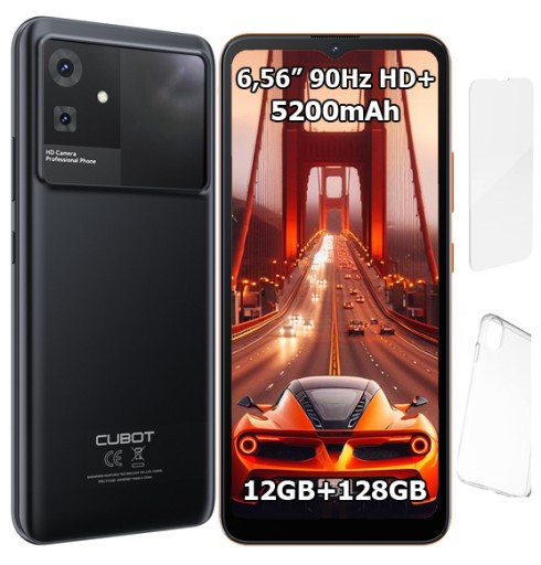Смартфон CUBOT ПРИМЕЧАНИЕ 21, 6,56 дюйма, 12/128 ГБ, LTE, ДВОЙНАЯ SIM-карта, ANDROID13
