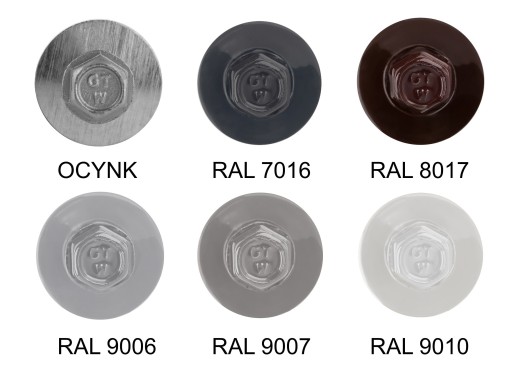 Wkręty do płyty warstwowej 160 mm Ocynk 100szt do drewna betonu Etanco GTRW