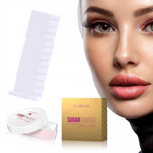 Claresa SUGARPOWDER рассыпчатая пудра для макияжа + спонжи