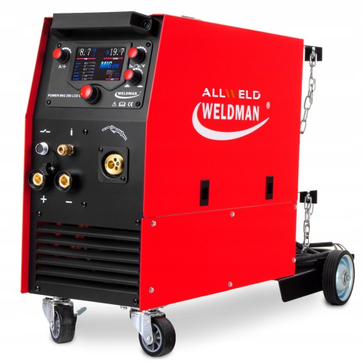ПОЛУАВТОМАТИЧЕСКИЙ СВАРОЧНЫЙ АППАРАТ WELDMAN POWER MIG 280 LCD MAG MMA TIG SYN 400В 250А
