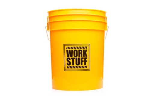 Аксессуары для мойки автомобилей Work Stuff Желтое ведро Ведро для мытья 20 л