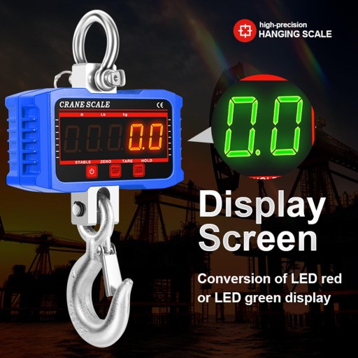 КРАНОВЫЙ КРЮК ВЕСЫ LED 1500КГ 3000фунтов