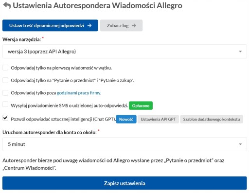 АВТООТВЕТЧИК АЛЛЕГРО НОВОСТНОЙ ЦЕНТР ВОПРОСЫ