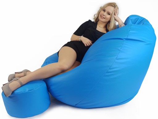 Пуф Кресло XXXL BLUE sako pouffs подарочный шар