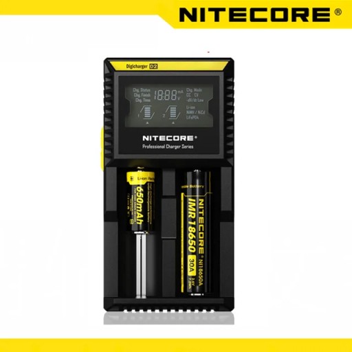 Зарядное устройство Nitecore D4 D2 Digicharger Intelligent Circuits LCD Global