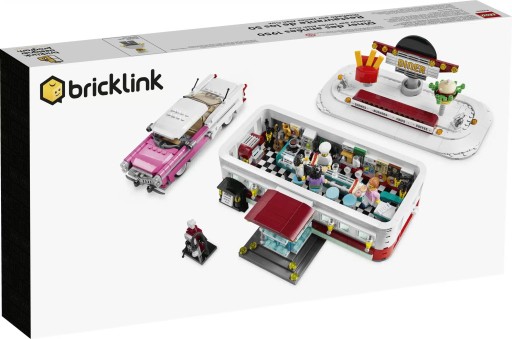 LEGO 910011 BrickLink — Ресторан (закусочная 1950-х годов)