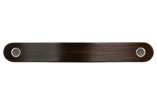 COLORISO MEDIUM BROWN кожаная мебельная ручка 96мм