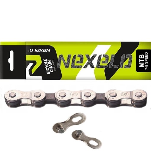 Nexelo SR-BR 7/8-рядная велосипедная цепь, зажим