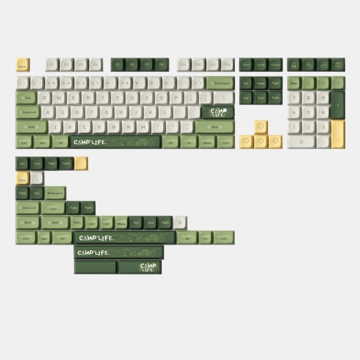 KeyTok Keycaps PBT — клавиши для механической клавиатуры KDA Camp Life
