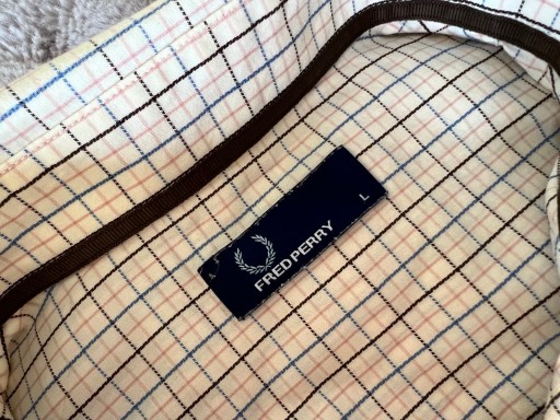 Рубашка FRED PERRY L/светлая клетка/9380