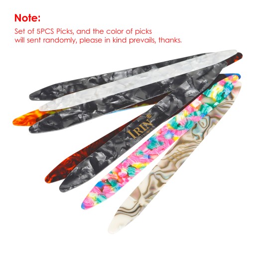 IRIN 5pcs Celluloid Picks Plectrum Oud Risha Pick