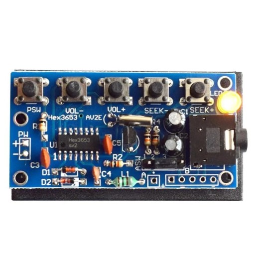 Radio FM 76-108MHz Stereo zmontowane działające