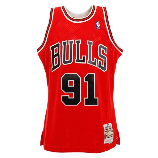 Джерси Mitchell & Ness Chicago Bulls - Деннис Родман № 91 - L