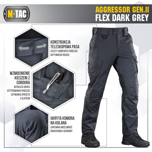Тактические брюки M-Tac Men's Aggressor Gen.II Flex DG 32/30
