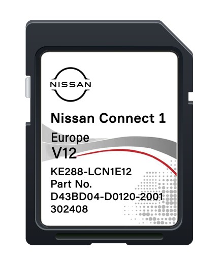 SD-карта навигации Nissan Qashqai Juke X-Trail 2023