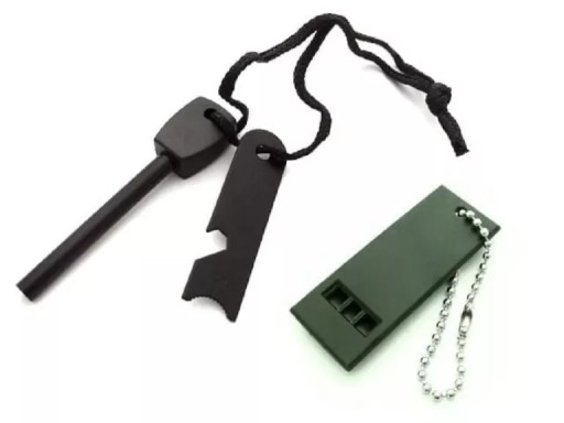 Зажигалка Mil-Tec Magnesium Survival, большая оливковая