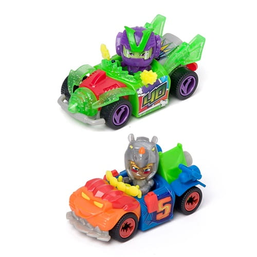 T-Racers Series 6 Light Speed ​​Car Racer Auto Driver 8 шт. в коробке