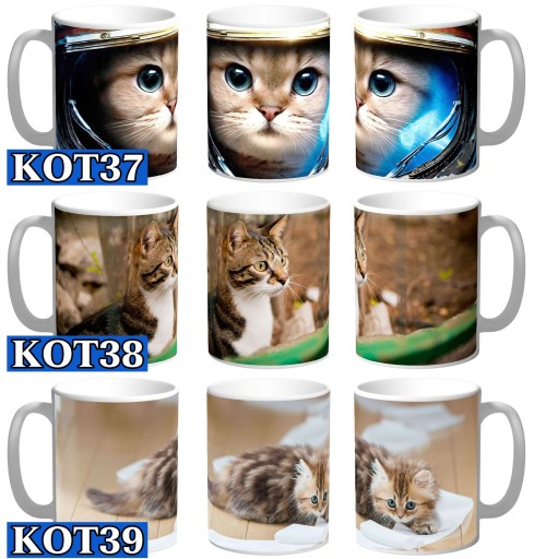 КРУЖКА С КОШКОЙ, ПОДАРОК ​​КОШКЕ, КОШКА, КОТЕНОК, ИМЯ, КАРТОН, 330МЛ