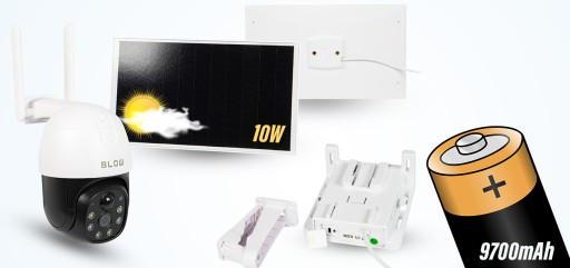Вращающаяся солнечная камера BLOW для SIM-карты GSM 2 Мп
