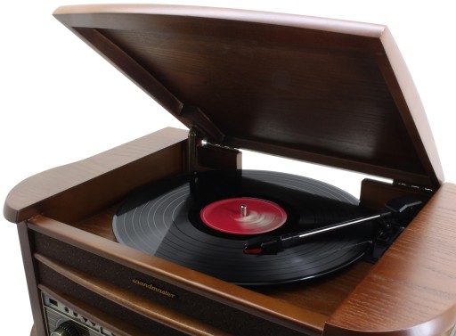 Gramofon RETRO Soundmaster NR545DAB kaseta CD MP3 USB FM DAB+ Bluetooth AUX