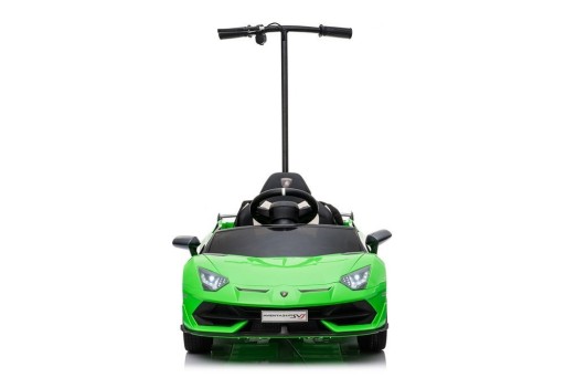AUTO NA AKUMULATOR MP3 SKÓRA PILOT EVA LAMBORGHINI AVENTADOR ZIELONY PLATFO