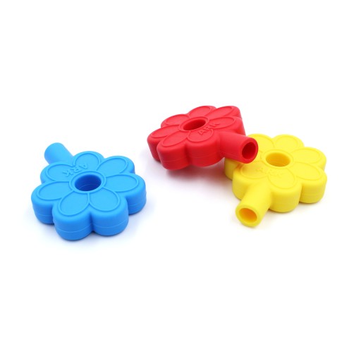 Gryzak ARK Pencil Flower, Kwiatek na Ołówek Żółty