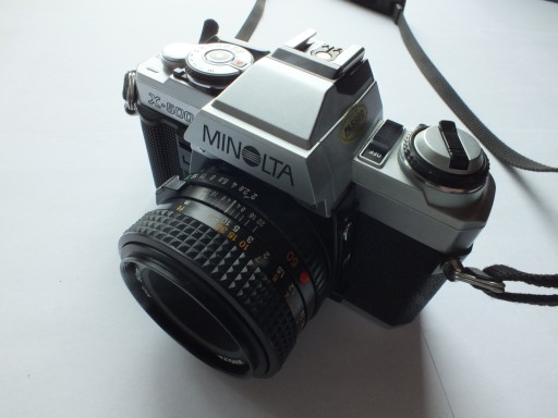 Minolta X-500 + Minolta MD 50 мм 1:2 - красиво - функционально