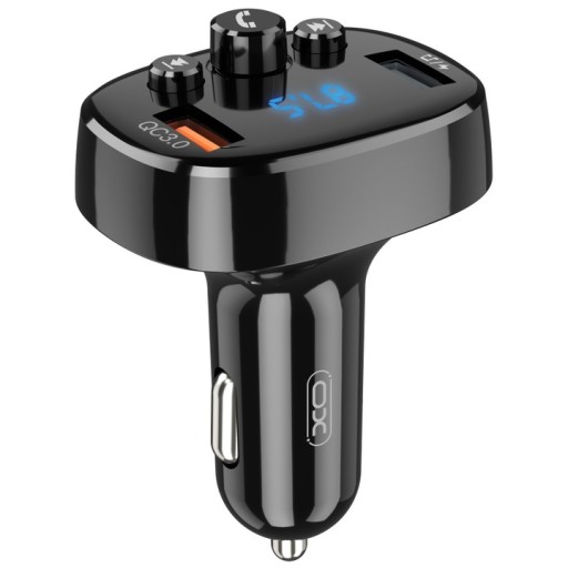 FM-ПЕРЕДАТЧИК BLUETOOTH QC 3.0 ЗАРЯДНОЕ УСТРОЙСТВО 2xUSB 20 Вт