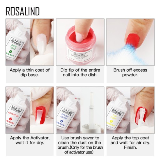 Rosalind ТИТАНОВЫЙ МАНИКЮРНЫЙ НАБОР 6 цветов