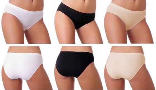 БИКИНИ GATTA 3 PIECES KIKI БЕЛОЕ ЧЕРНОЕ БЕЖЕВОЕ XL