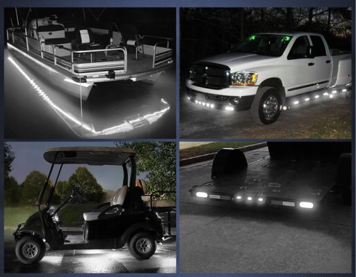 ЛАМПЫ ГАБАРИТНЫЕ ФОНАРИ СВЕТОДИОДНЫЕ ГАБАРИТНЫЕ ЗНАКИ НАБОР ИЗ 10 ШТ. 6LED