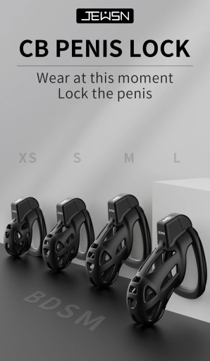 пояс верности клетка для пениса удобный мужской на молнии Femboy bdsm L