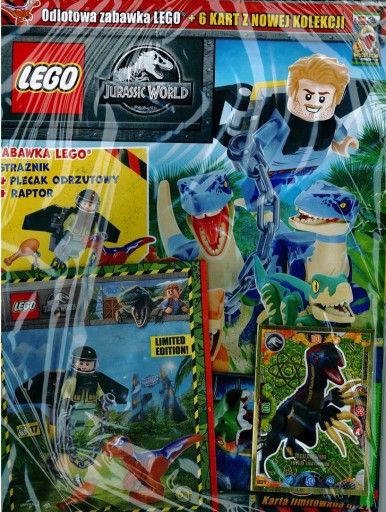 LEGO JURASSIC WORLD 7/23 + ОХРАННИК С РЮКЗАКОМ И РАПТОРОМ