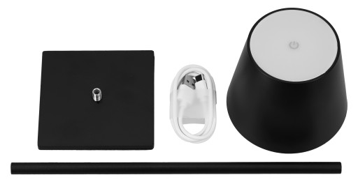 Светодиодная сенсорная настольная лампа, перезаряжаемая, USB C, с регулировкой яркости