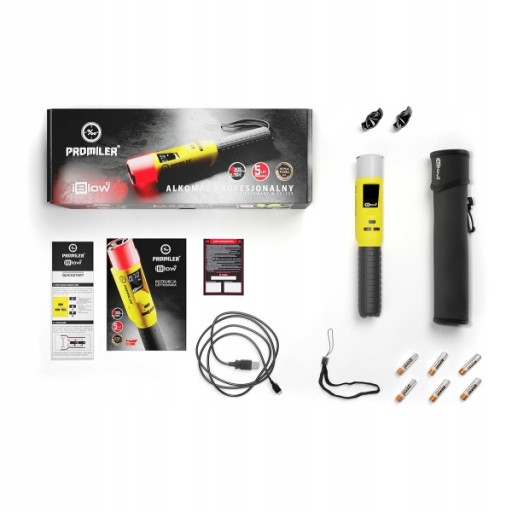 Полицейский алкотестер iBlow Promiler с дисплеем