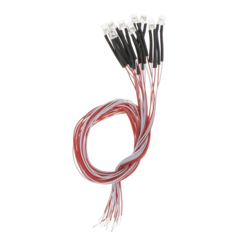 5X 10 шт. Готовые светодиоды 3 мм DC3V RGB Fast 5 шт.