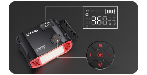 ПУСКОВОЕ УСТРОЙСТВО ДЛЯ АВТОМОБИЛЯ 2000A JUMP STARTER POWERBANK