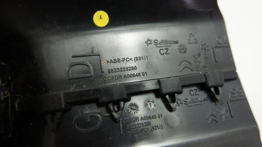 PEUGEOT 208 II ВНУТРЕННЕЕ ЗЕРКАЛО 98197904XT