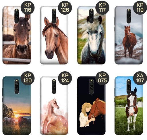 ЧЕХОЛ ДЛЯ XIAOMI REDMI 8 ДИЗАЙН ЛОШАДЕЙ PONES PEGASIES КРЫШКА КОРПУСА