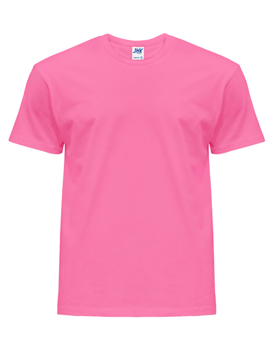 T-SHIRT MĘSKA koszulka bawełniana JHK TSRA-150 różowa AL r. 2XL