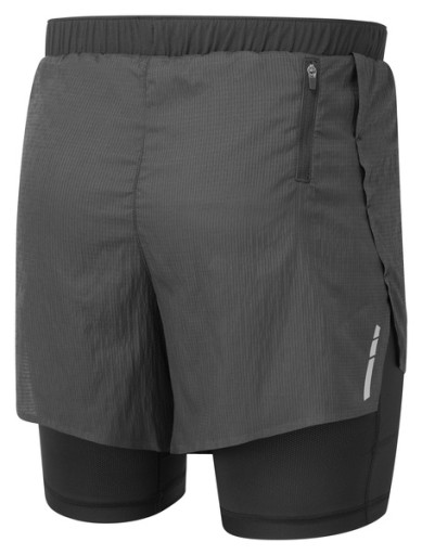 RONHILL Spodenki do biegania męskie TECH RACE TWIN SHORT all black L