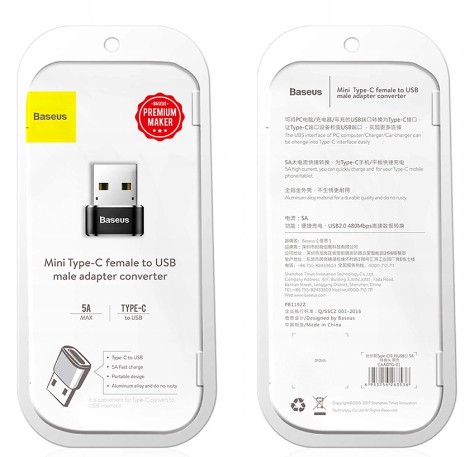 BASEUS|Адаптер Переходник USB-C на USB-A