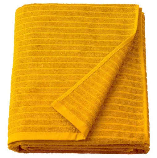 Полотенце махровое IKEA VAGSJON 100х150 золотисто-желтый